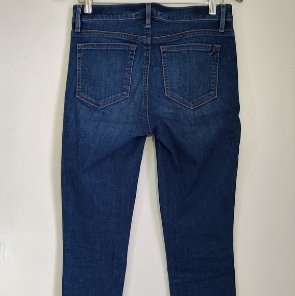 Loft Women's Blue Jeans with Frayed Tulip Hem - Picture 4 of 7